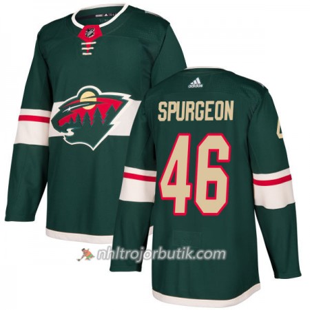 Män Ishockey Minnesota Wild Tröja JaRot Spurgeon 46 Adidas 2017-2018 Grön Authentic Män Ishockey Minnesota Wild Tröja JaRot Spurgeon 46 Adidas 2017-2018 Grön Authentic